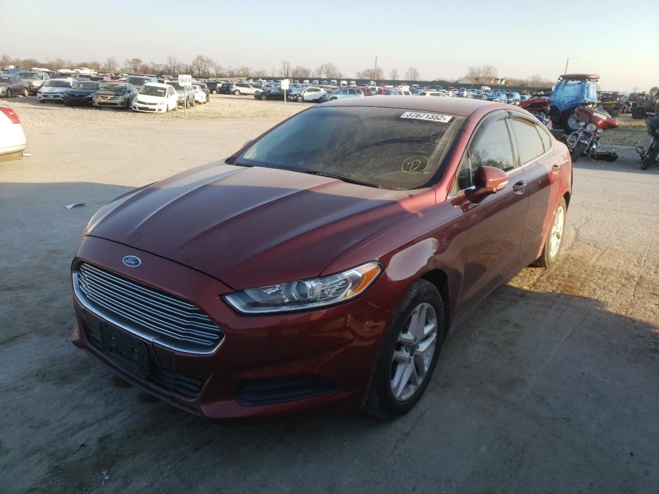 Photo 2 from auction – 2014 FORD FUSION with VIN 3FA6P0HD0ER167775