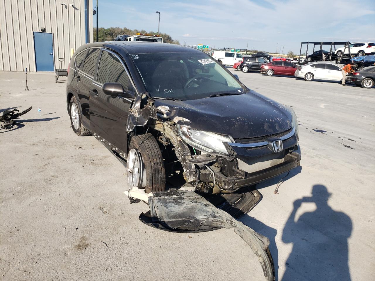 Photo 9 from auction – 2015 HONDA CR-V EX with VIN 2HKRM3H53FH537745