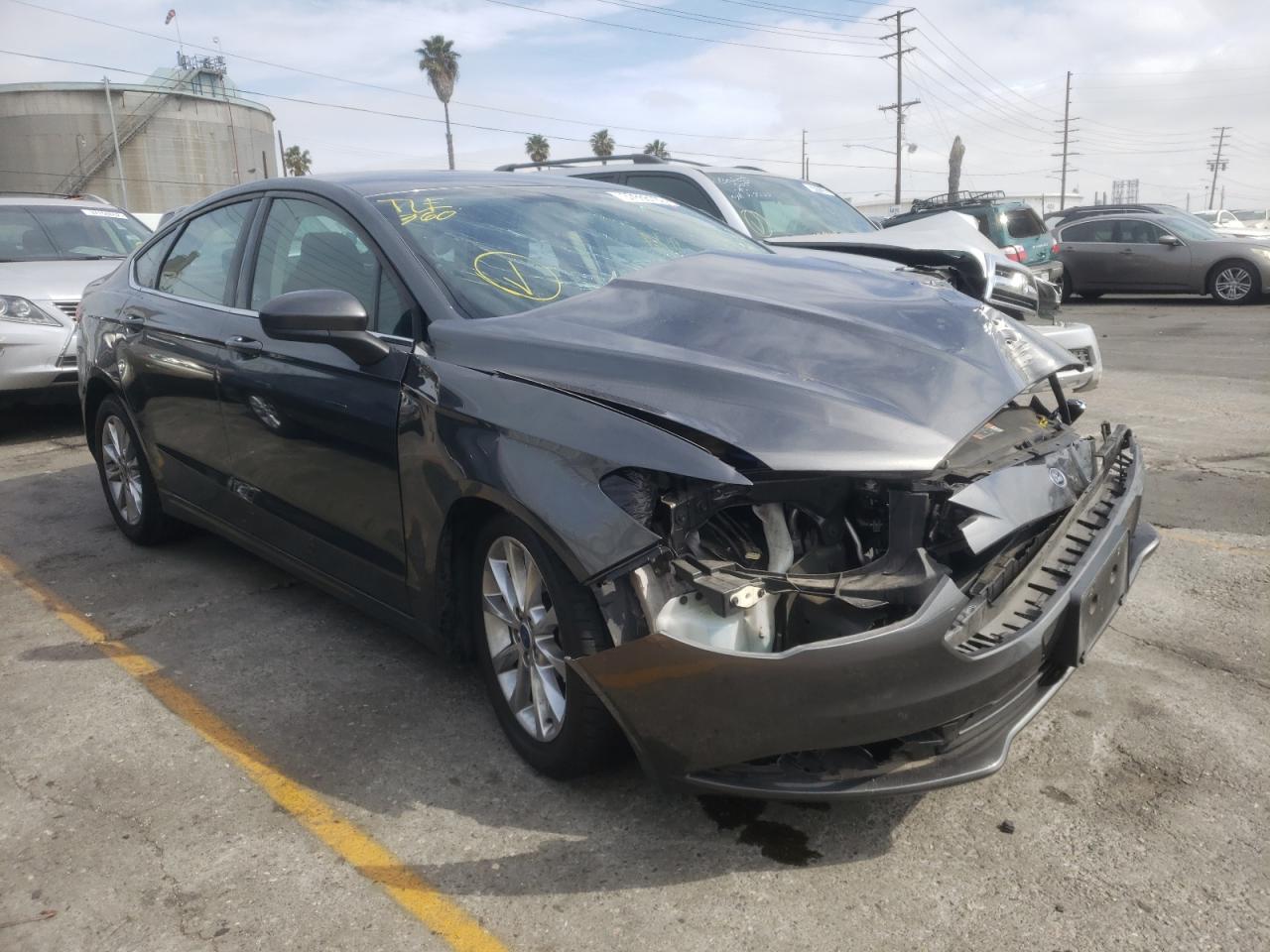 FORD FUSION SE 2017 with VIN 3FA6P0H76HR408110 - Photo from auction