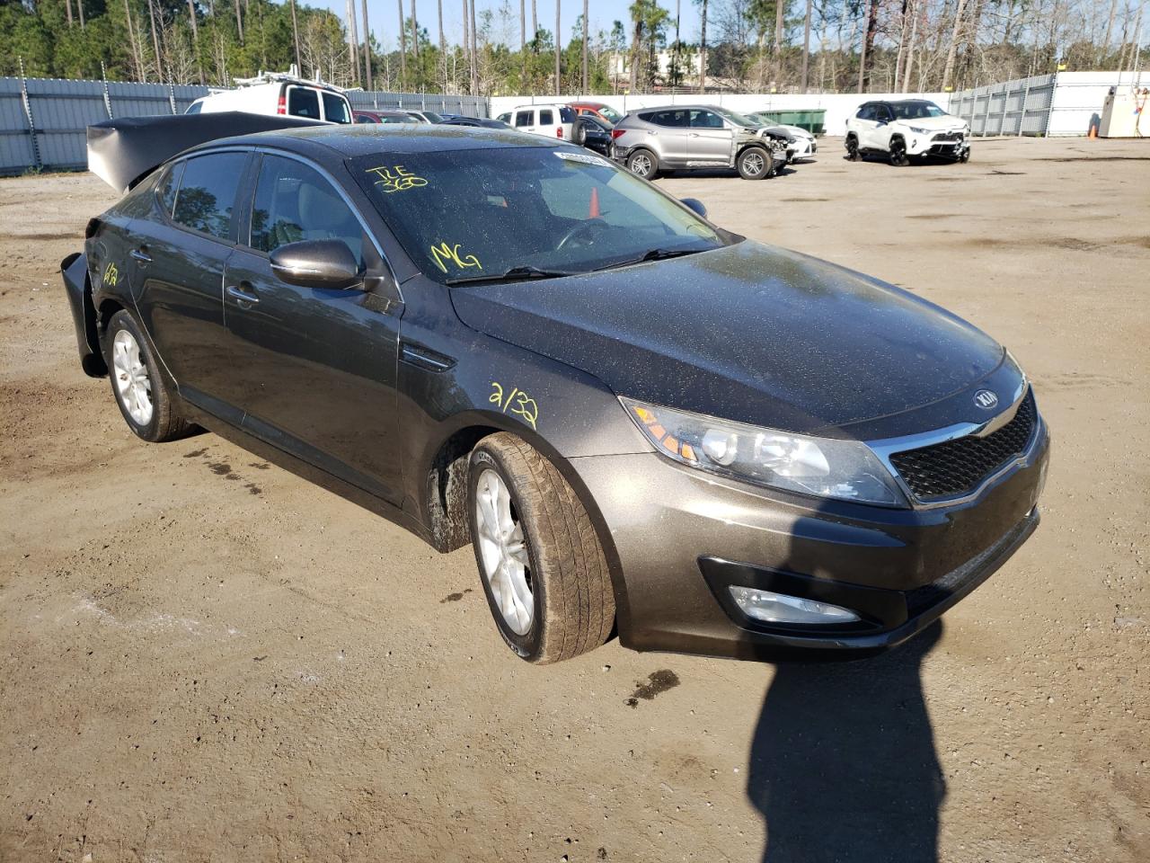 KIA OPTIMA EX 2013 with VIN 5XXGN4A76DG165400 - Photo from auction