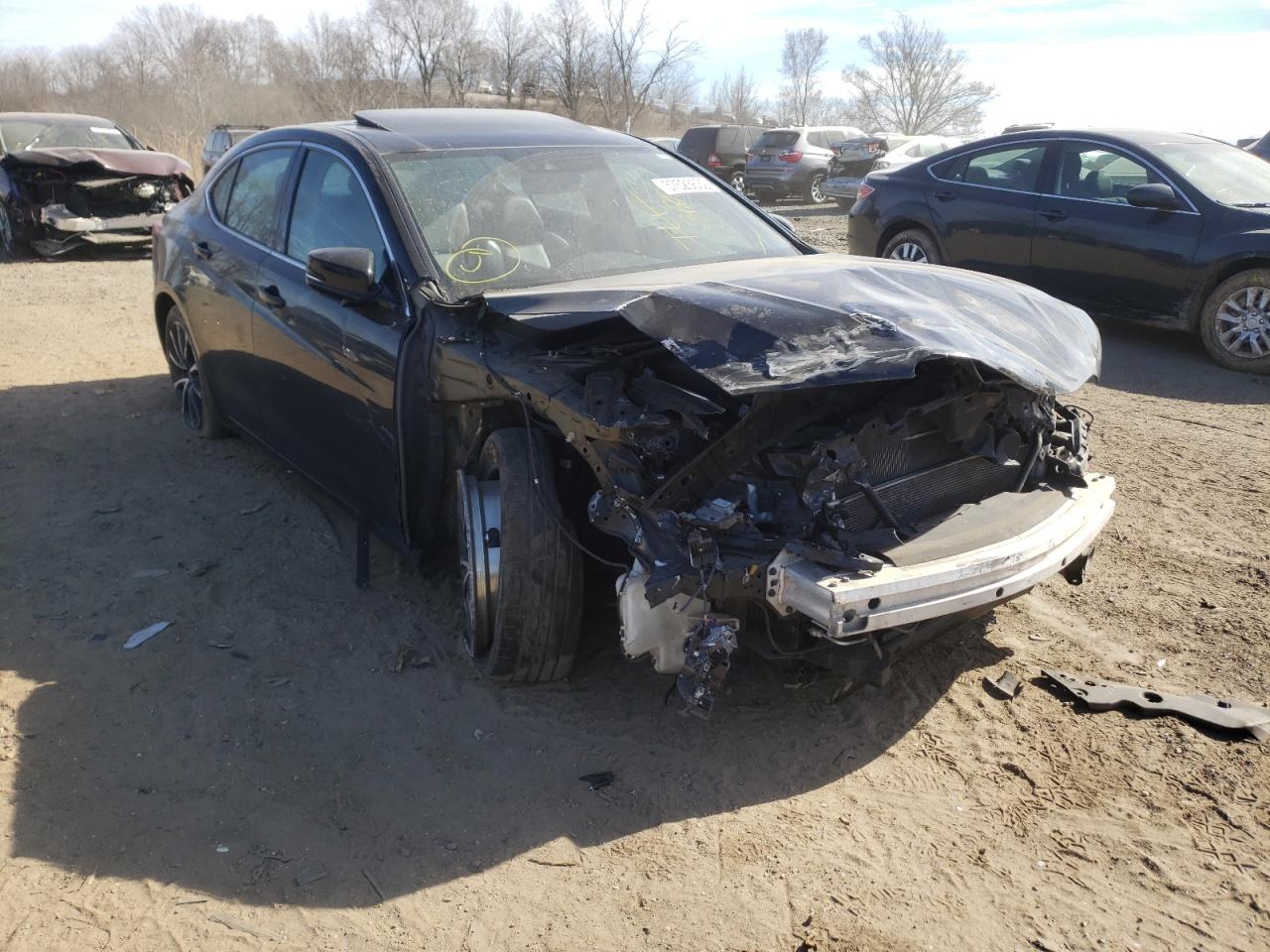 ACURA TLX TECH 2015 with VIN 19UUB2F57FA005372 - Photo from auction