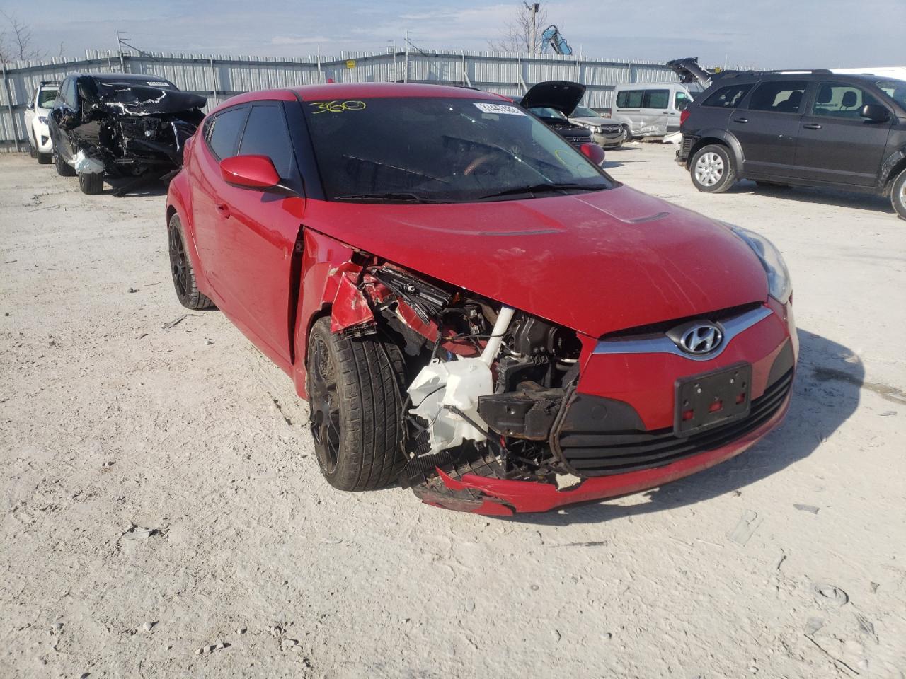 HYUNDAI VELOSTER 2015 with VIN KMHTC6AD3FU224823 - Photo from auction