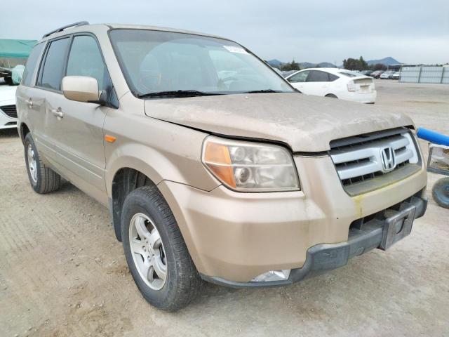 HONDA PILOT EXL 2007 with VIN 2HKYF186X7H524060 - Photo from auction