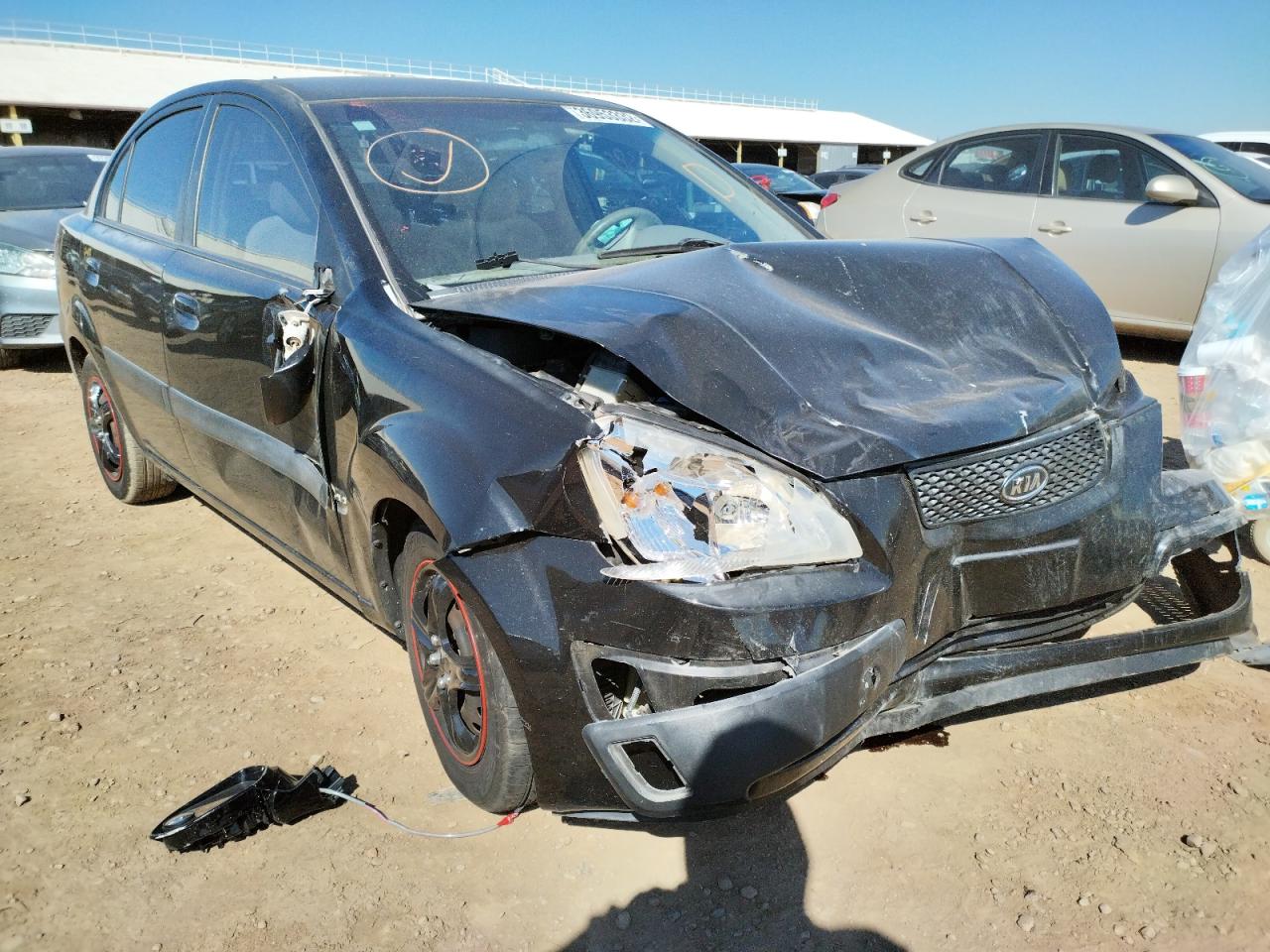 KIA RIO 2006 with VIN KNADE123166076720 - Photo from auction