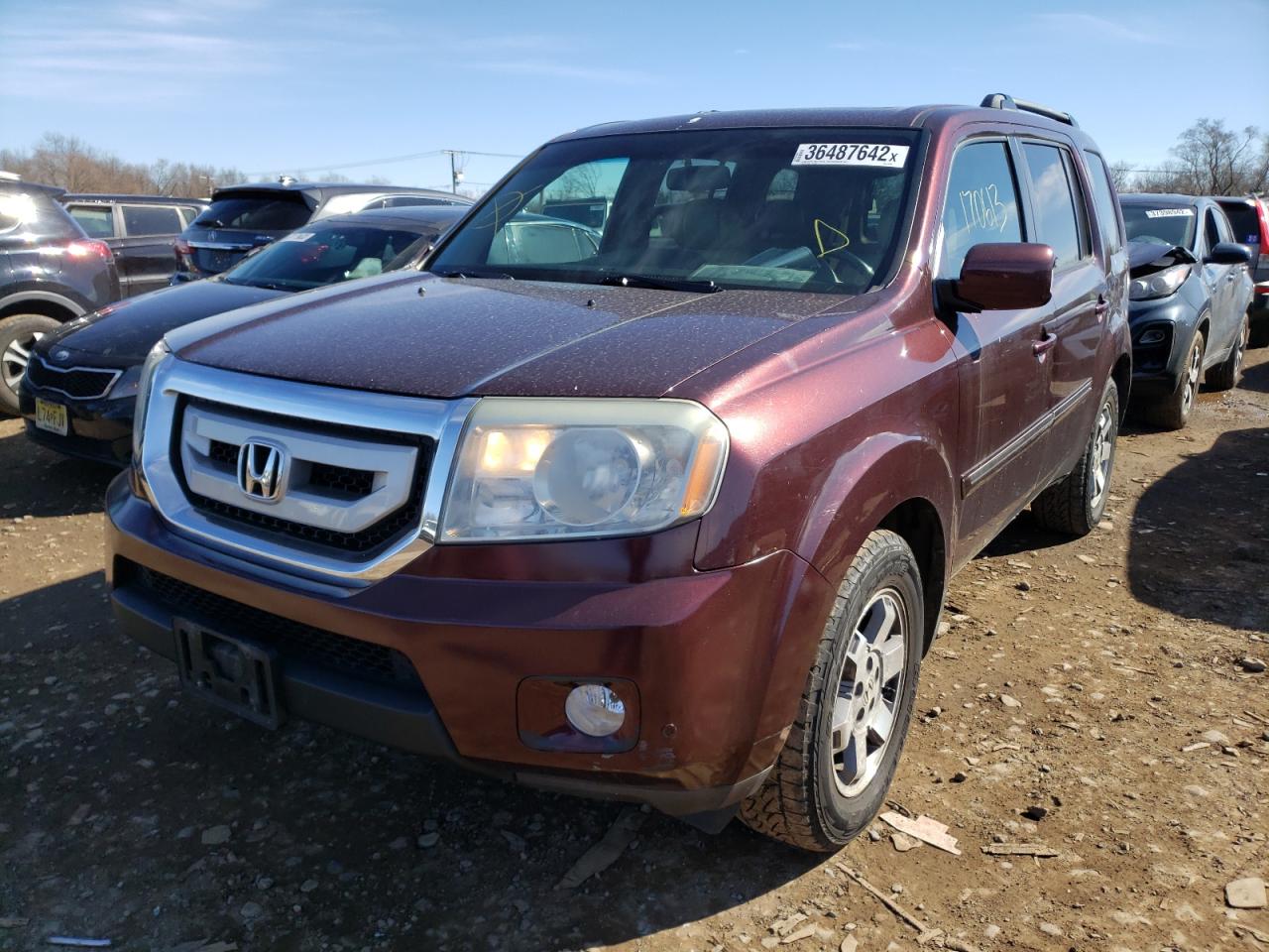 Photo 2 from auction – 2010 HONDA PILOT TOUR with VIN 5FNYF4H9XAB016107