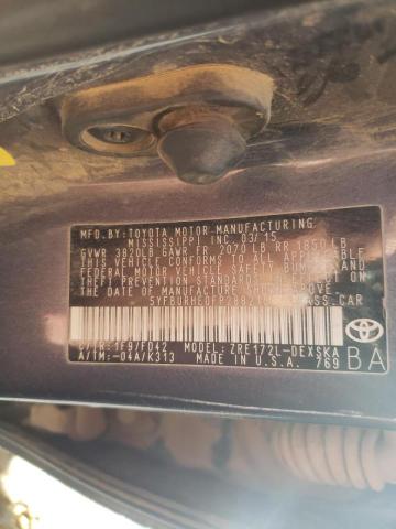 Photo 10 from auction – 2015 TOYOTA COROLLA L with VIN 5YFBURHE0FP288215