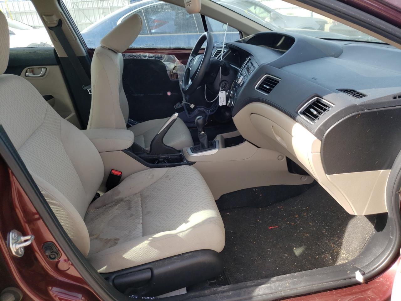 Photo 5 from auction – 2014 HONDA CIVIC LX with VIN 19XFB2E58EE039129