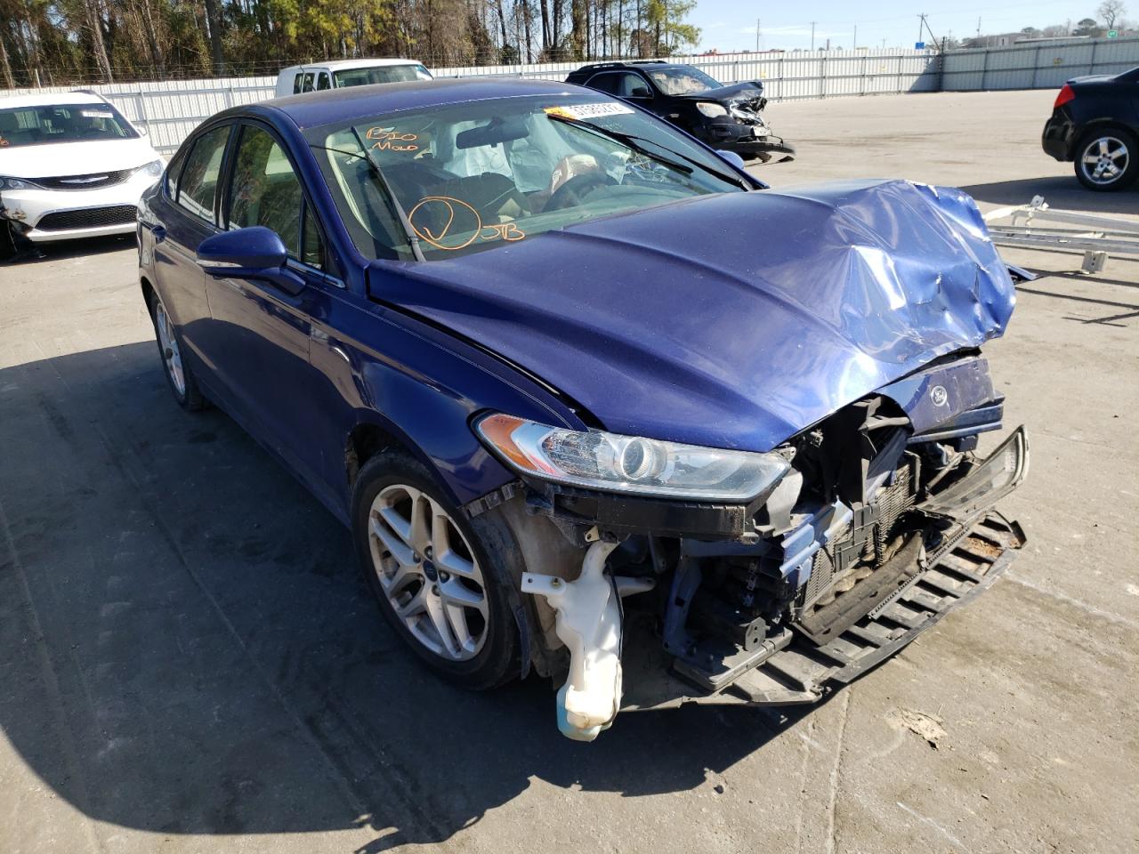 FORD FUSION SE 2015 with VIN 1FA6P0HD7F5100904 - Photo from auction