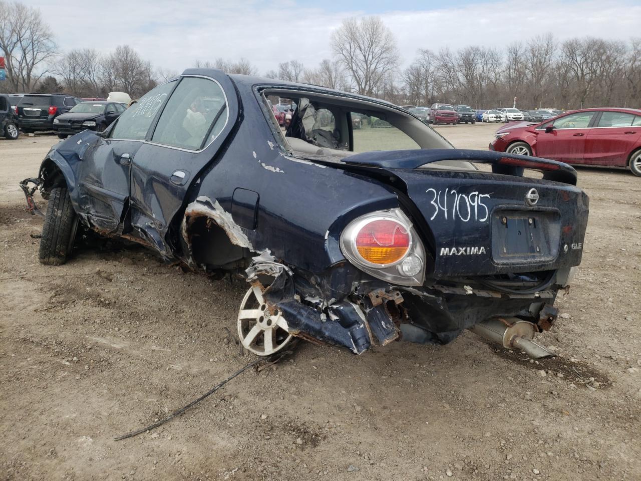 Photo 3 from auction – 2003 NISSAN MAXIMA GLE with VIN JN1DA31A63T429818