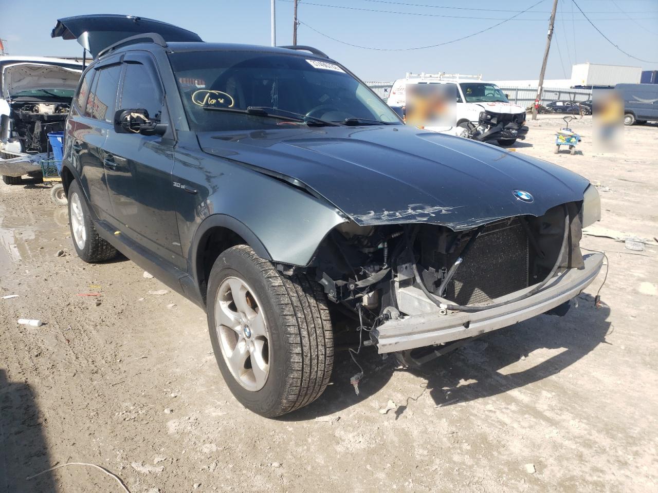 BMW X3 3.0SI 2007 with VIN WBXPC93457WF24735 - Photo from auction