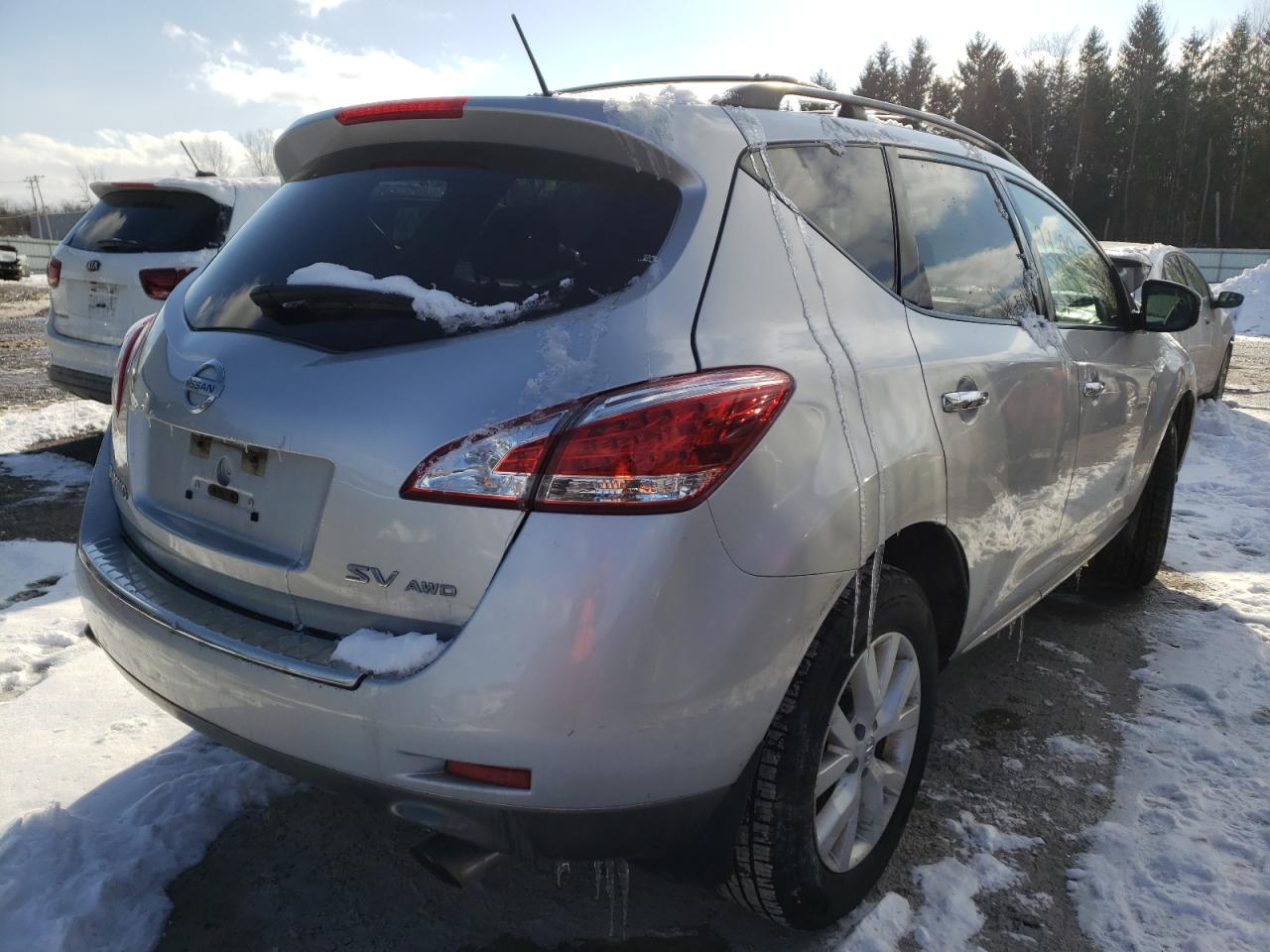 Photo 4 from auction – 2011 NISSAN MURANO S with VIN JN8AZ1MW0BW166148