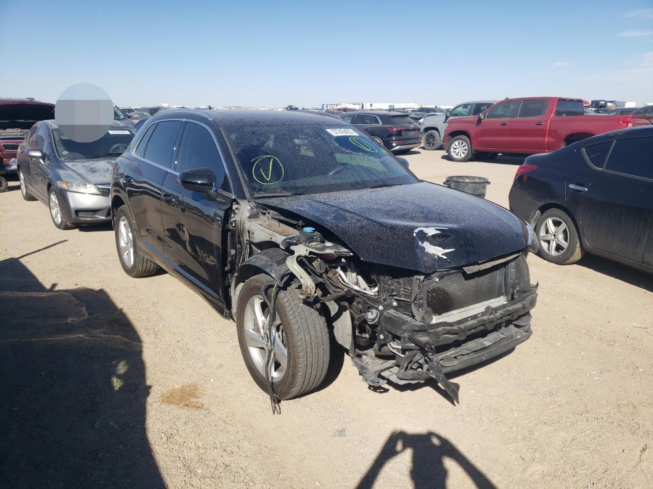 Photo 1 from auction – 2020 AUDI Q3 PREMIUM with VIN WA1AECF38L1114278