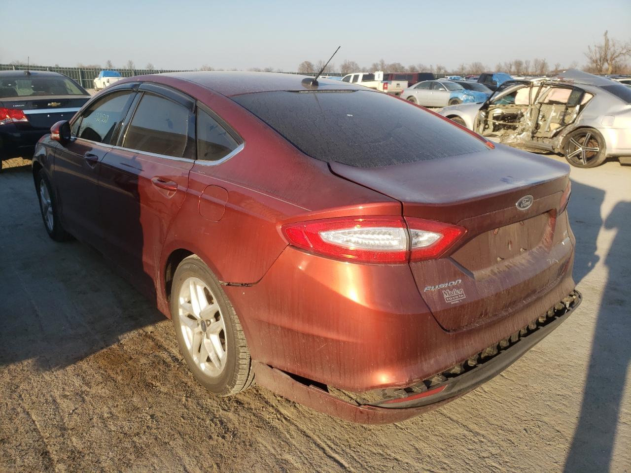 Photo 3 from auction – 2014 FORD FUSION with VIN 3FA6P0HD0ER167775
