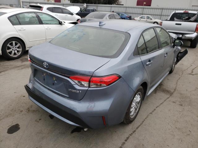 Photo 4 from auction – 2021 TOYOTA COROLLA LE with VIN JTDEAMDE3MJ027502