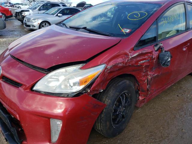 Photo 9 from auction – 2015 TOYOTA PRIUS with VIN JTDKN3DUXF1875419