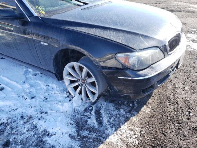 Photo 9 from auction – 2007 BMW 750 with VIN WBAHN83587DT72924