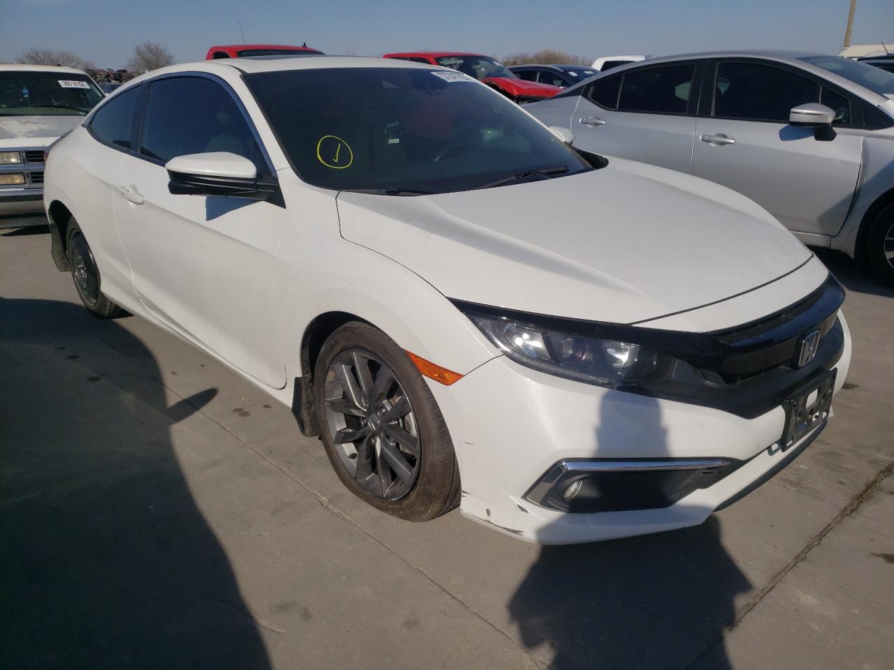 HONDA CIVIC EX 2019 with VIN 2HGFC3B32KH357447 - Photo from auction