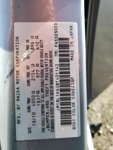 Photo 10 from auction – 2011 MAZDA 3 S with VIN JM1BL1K63B1401143