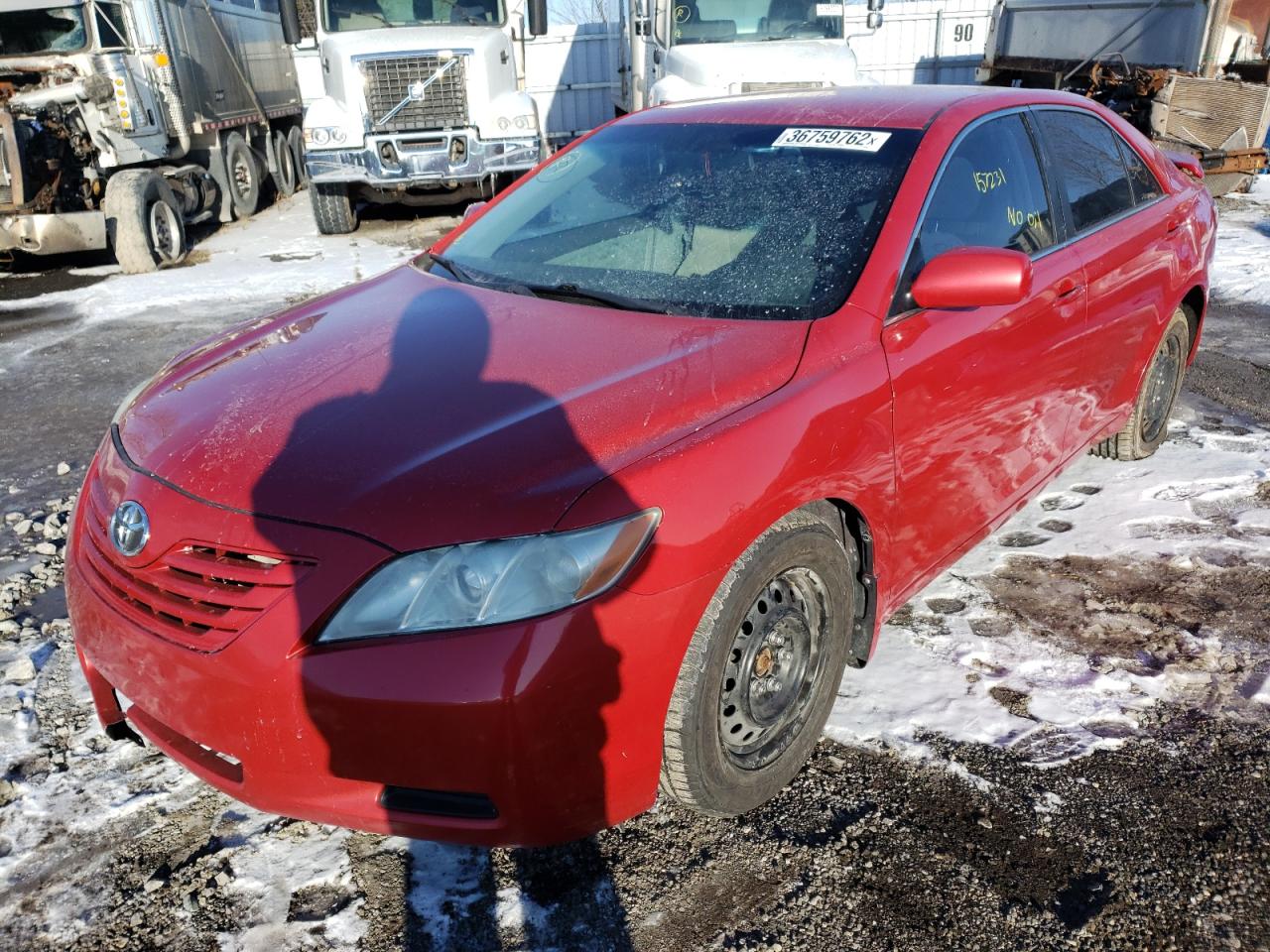 Photo 2 from auction – 2007 TOYOTA CAMRY CE with VIN 4T1BE46K27U168490