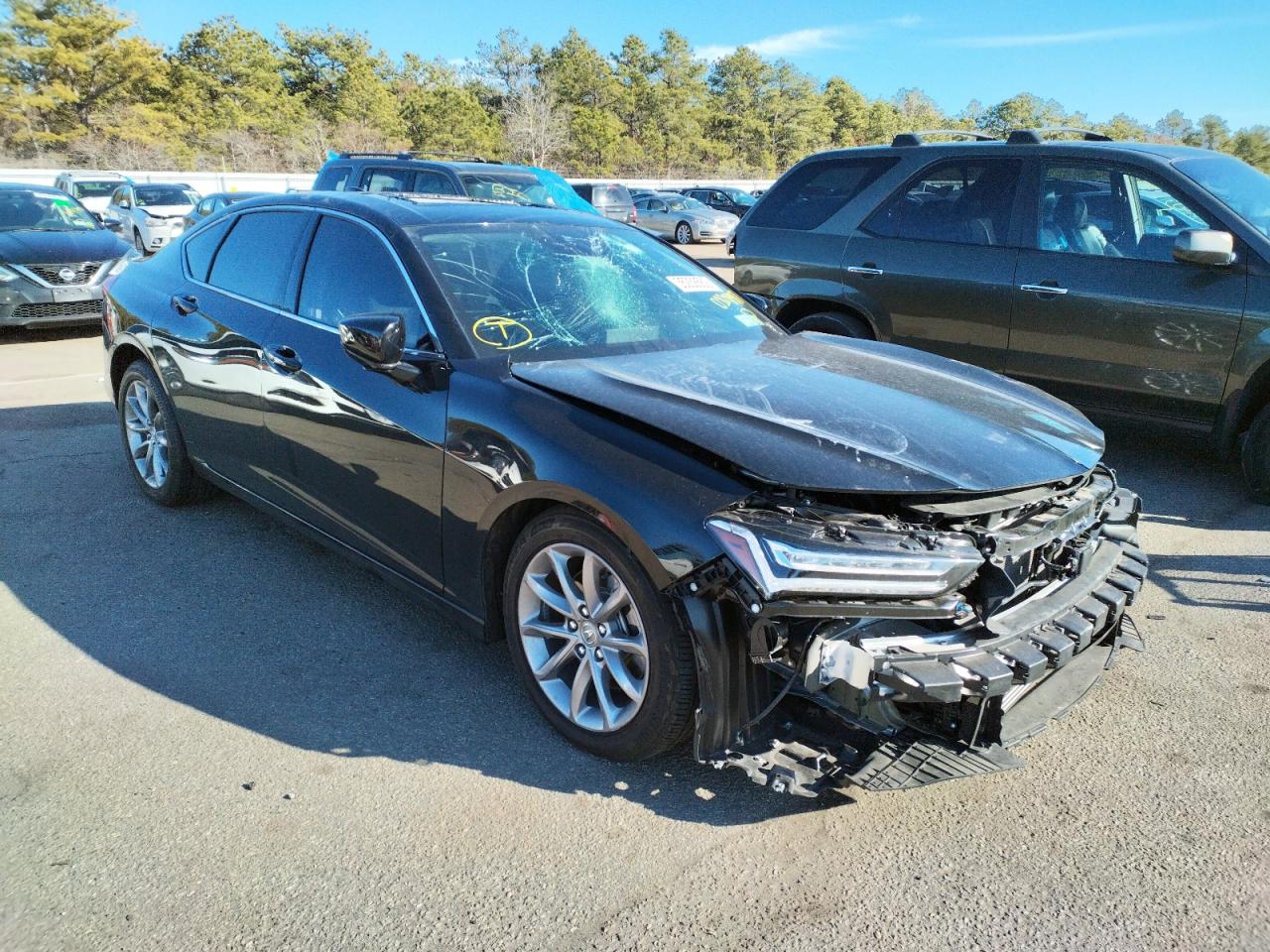ACURA TLX 2021 with VIN 19UUB5F36MA010897 - Photo from auction