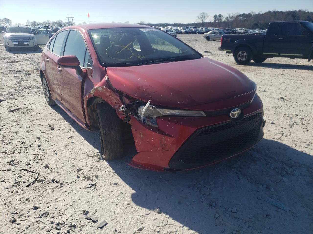 TOYOTA COROLLA LE 2021 with VIN JTDEPMAE3MJ136156 - Photo from auction