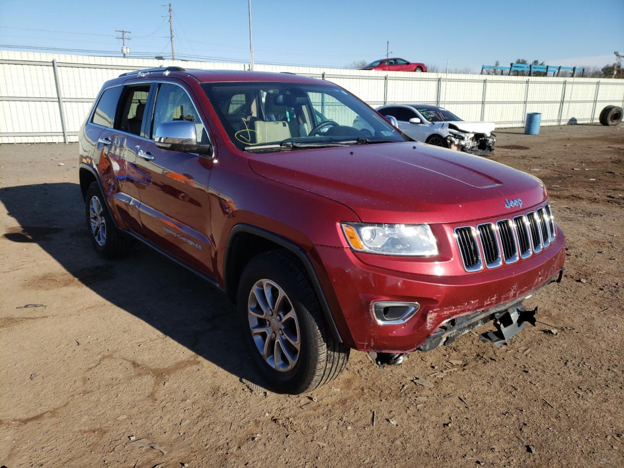 JEEP GRAND CHER 2014 with VIN 1C4RJFBGXEC555190 - Photo from auction