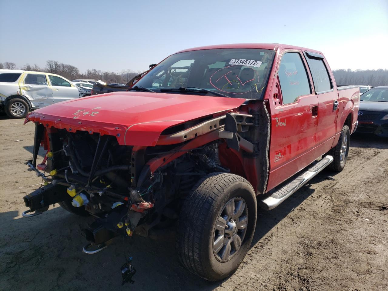 Photo 2 from auction – 2011 FORD F150 SUPER with VIN 1FTFW1ET1BFA99879