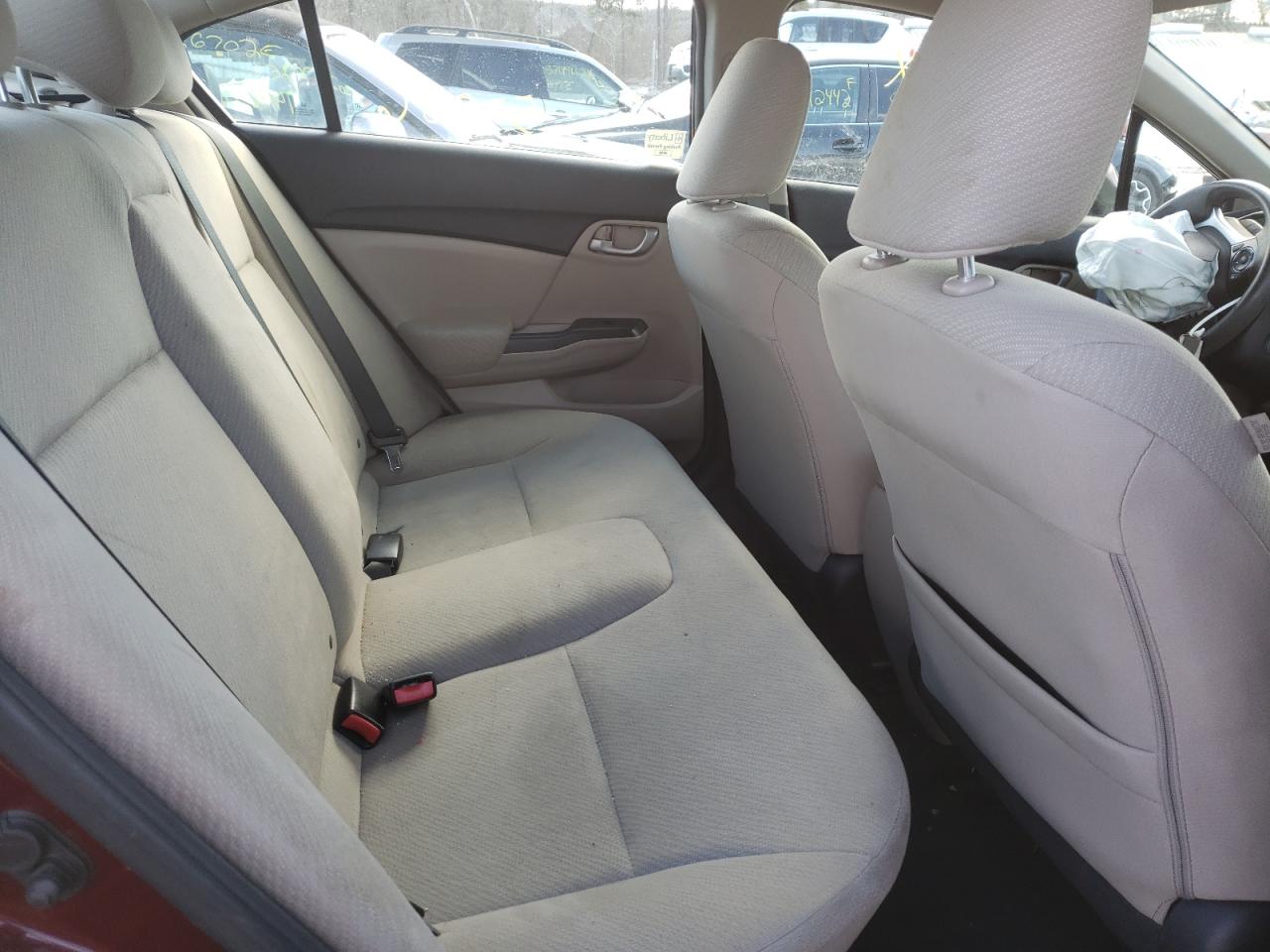 Photo 6 from auction – 2013 HONDA CIVIC LX with VIN 2HGFB2F59DH596053