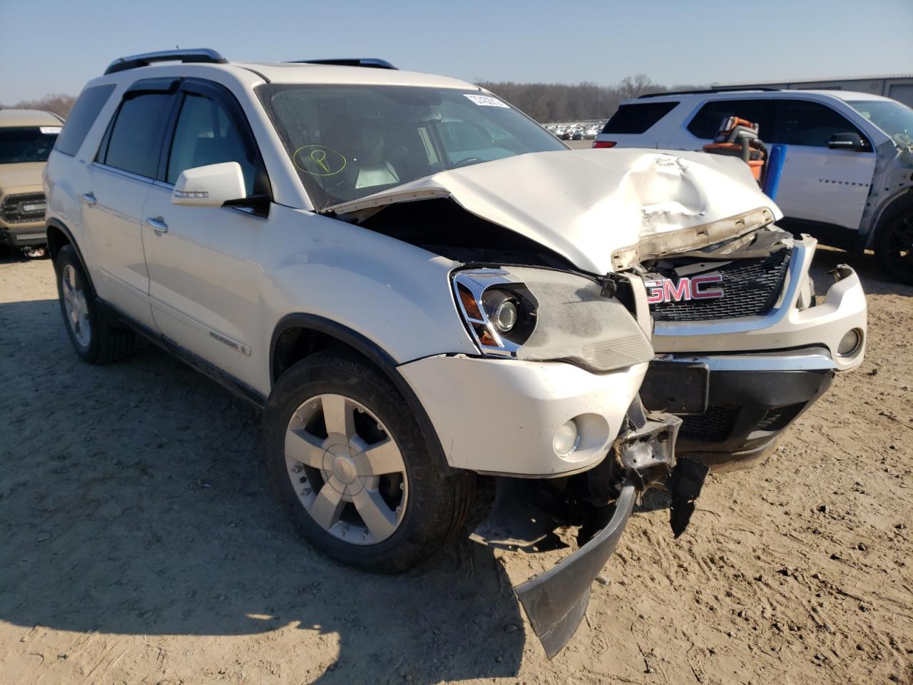 GMC ACADIA SLT 2008 with VIN 1GKER23708J298091 - Photo from auction