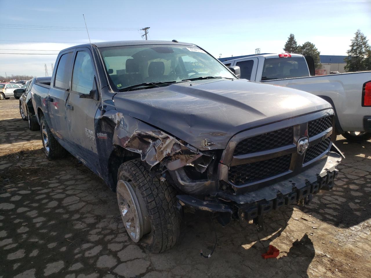 RAM 1500 ST 2018 with VIN 3C6RR7KT1JG176122 - Photo from auction