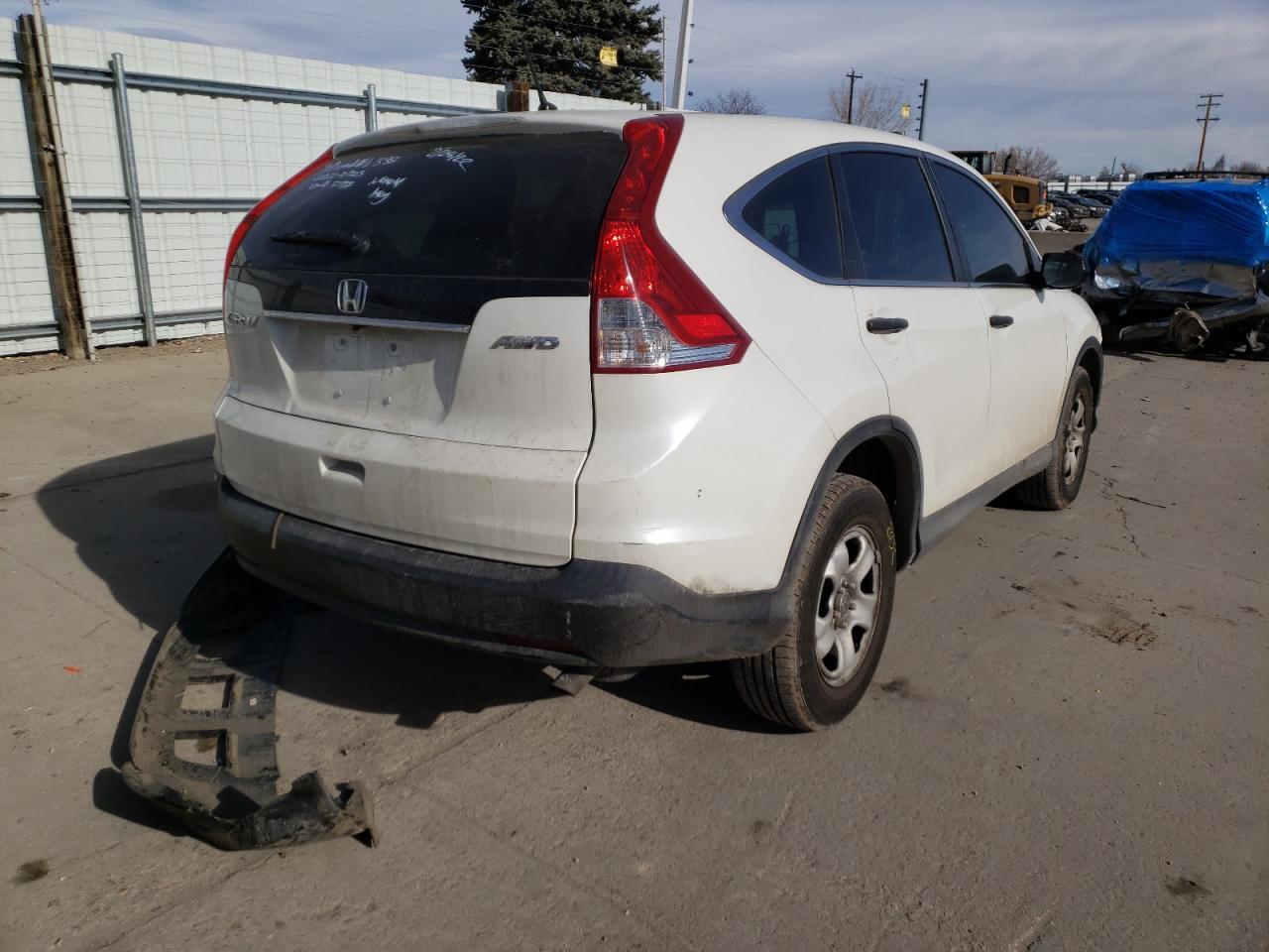 Photo 4 from auction – 2014 HONDA CR-V LX with VIN 5J6RM4H36EL007777