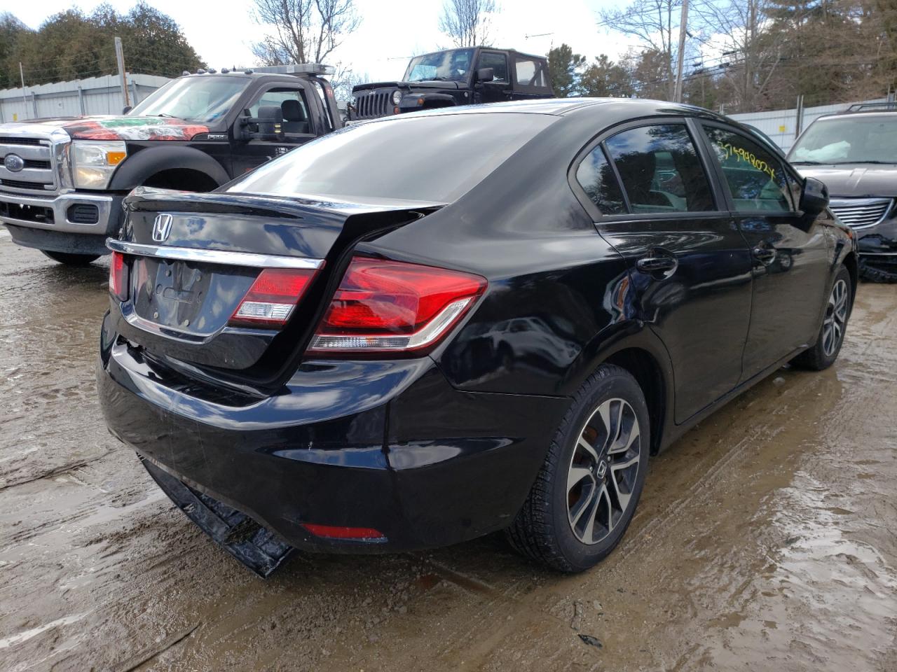 Photo 4 from auction – 2013 HONDA CIVIC EX with VIN 19XFB2F87DE268697