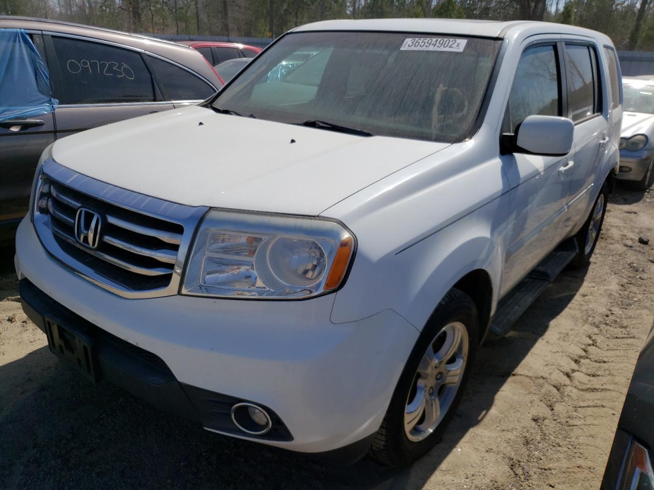 Photo 2 from auction – 2012 HONDA PILOT EXL with VIN 5FNYF3H58CB001440