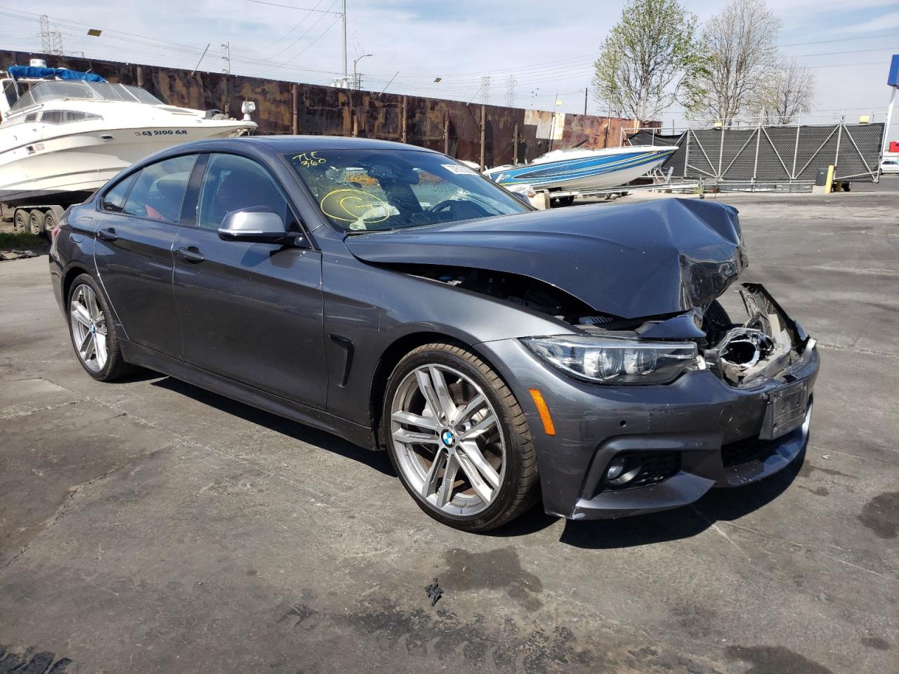 BMW 430I GRAN 2018 with VIN WBA4J1C53JBG75696 - Photo from auction