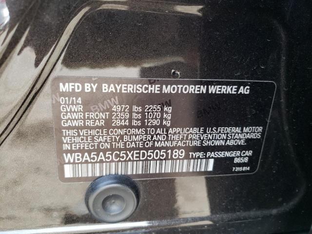 Foto 10 de la subasta – 2014 BMW 528 I con VIN WBA5A5C5XED505189