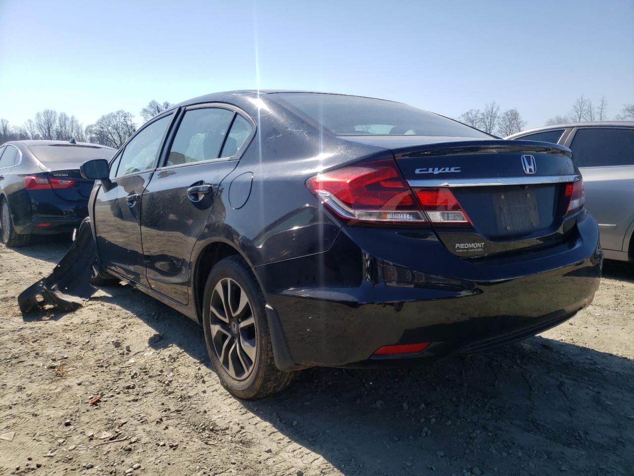 Photo 3 from auction – 2015 HONDA CIVIC EX with VIN 19XFB2F85FE022248