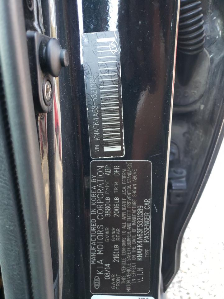 Photo 10 from auction – 2015 KIA FORTE LX with VIN KNAFK4A63F5321389