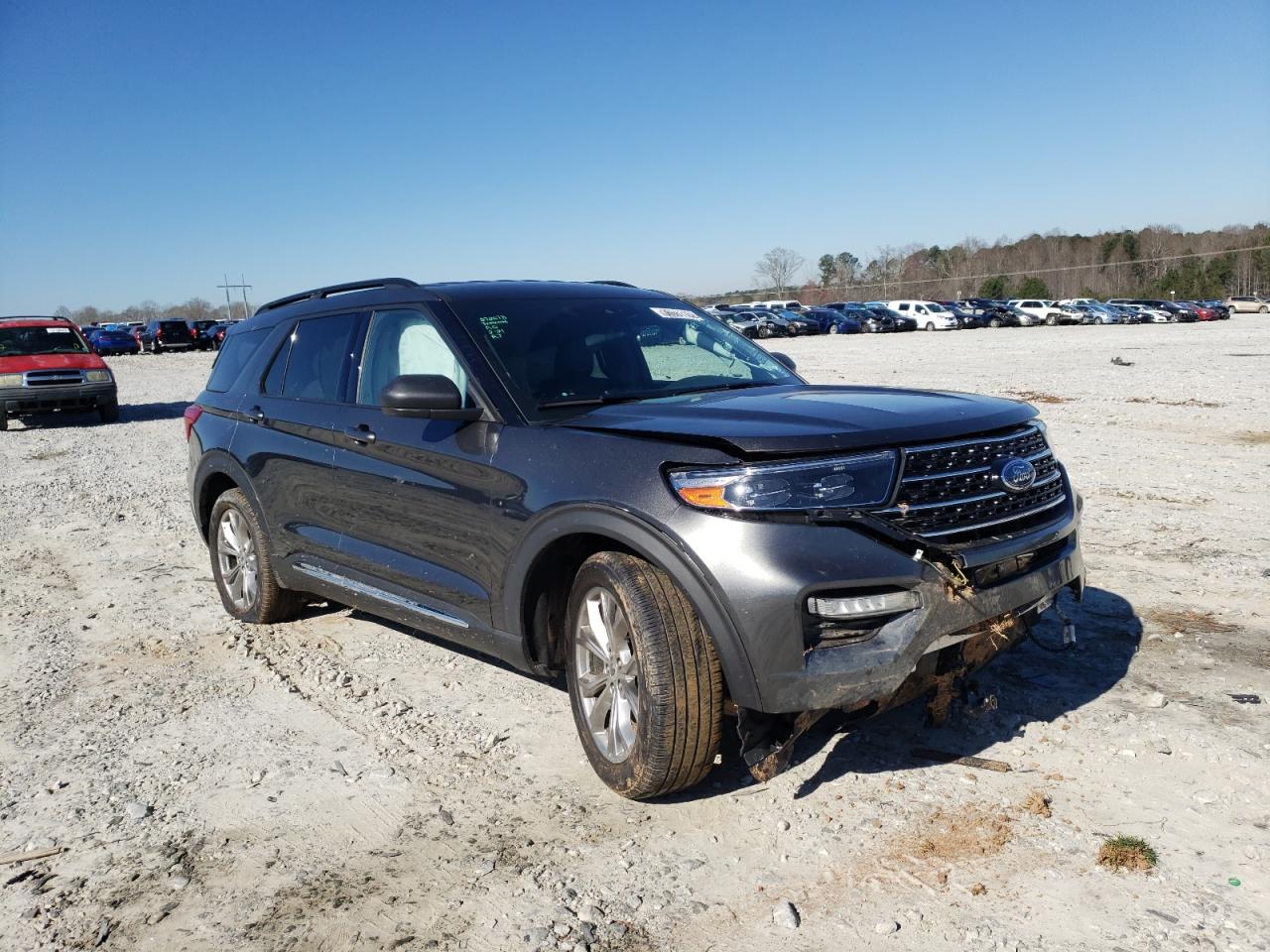 FORD EXPLORER X 2020 with VIN 1FMSK7DHXLGC21463 - Photo from auction