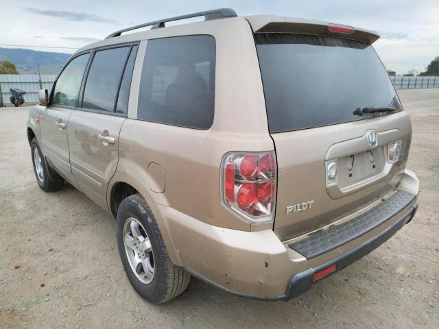 Photo 3 from auction – 2007 HONDA PILOT EXL with VIN 2HKYF186X7H524060