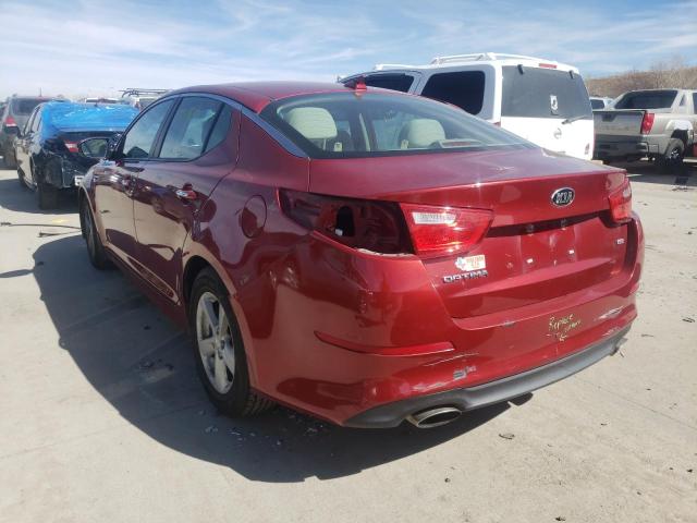 Photo 3 from auction – 2015 KIA OPTIMA with VIN 5XXGM4A72FG375465