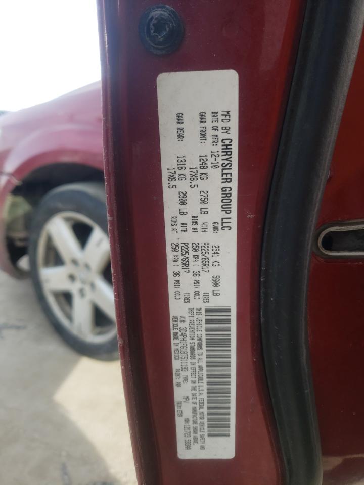 Photo 10 from auction – 2011 DODGE JOURNEY MA with VIN 3D4PH1FG1BT511193