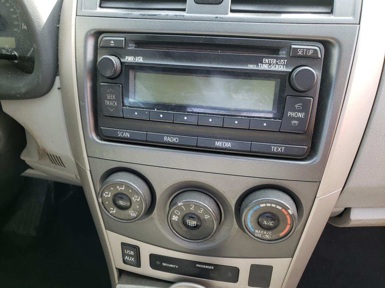 Photo 9 from auction – 2012 TOYOTA COROLLA BA with VIN 5YFBU4EEXCP037253