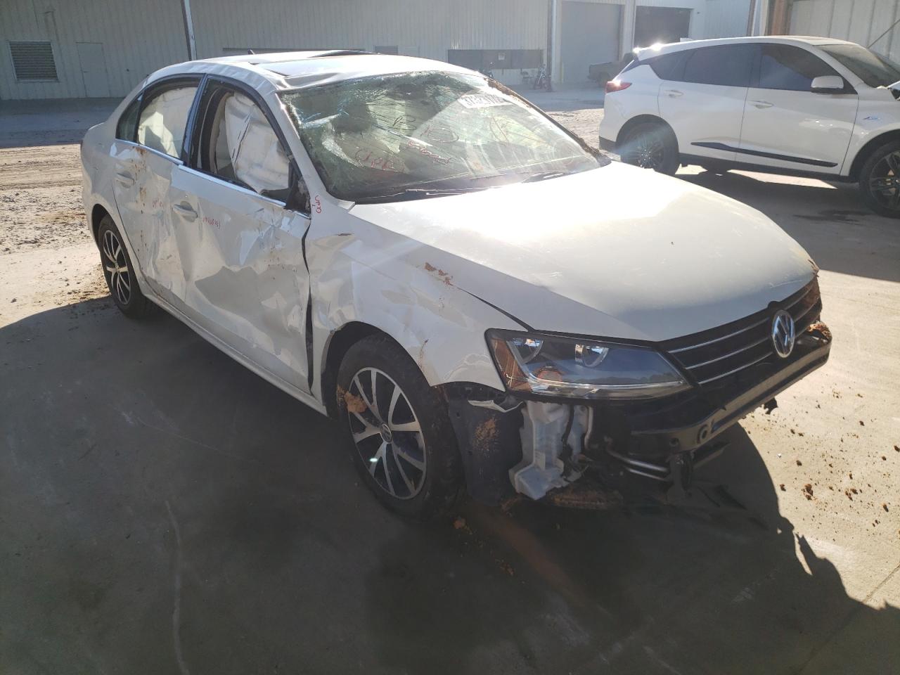 VOLKSWAGEN JETTA SE 2017 with VIN 3VWDB7AJ4HM327129 - Photo from auction