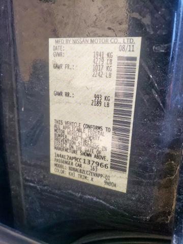 Photo 10 from auction – 2012 NISSAN ALTIMA BAS with VIN 1N4AL2AP9CC137966