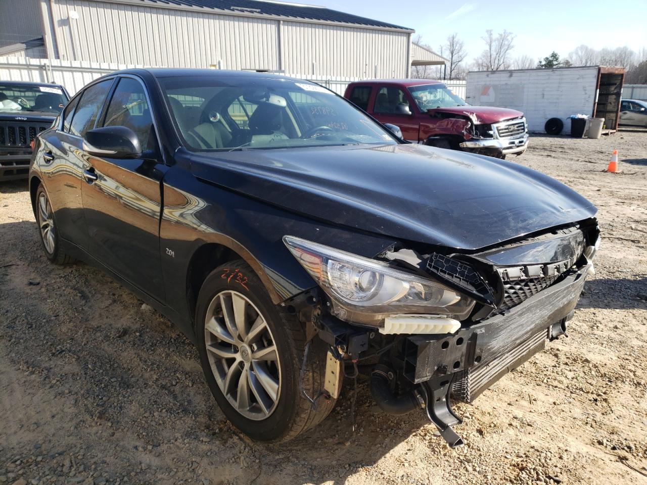 INFINITI Q50 BASE 2017 with VIN JN1CV7AP2HM642665 - Photo from auction