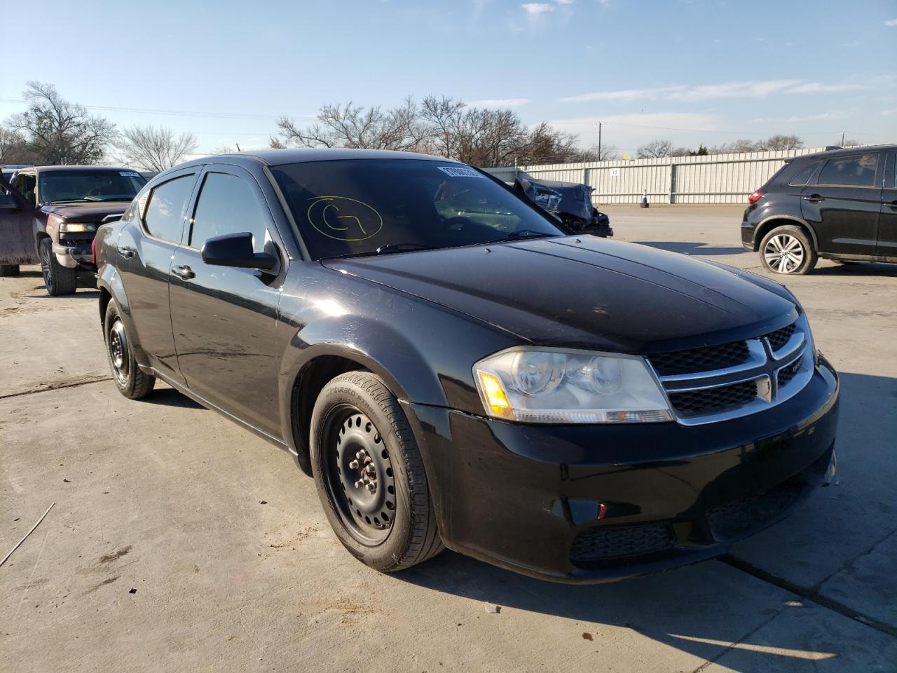 DODGE AVENGER SE 2014 with VIN 1C3CDZAB9EN200315 - Photo from auction