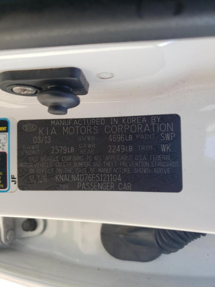 Photo 10 from auction – 2014 KIA CADENZA PR with VIN KNALN4D76E5121104