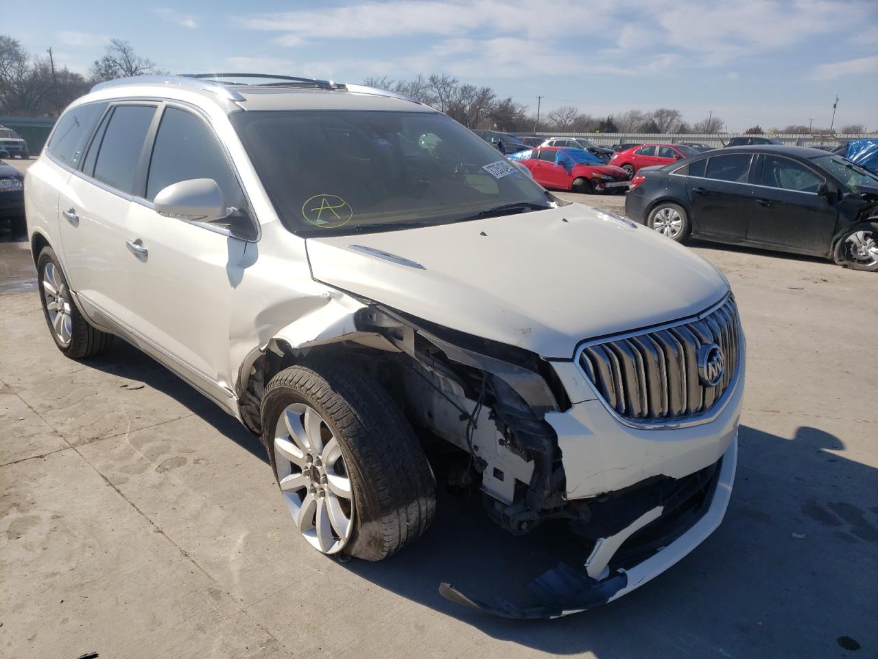 BUICK ENCLAVE 2014 with VIN 5GAKRCKD0EJ257341 - Photo from auction