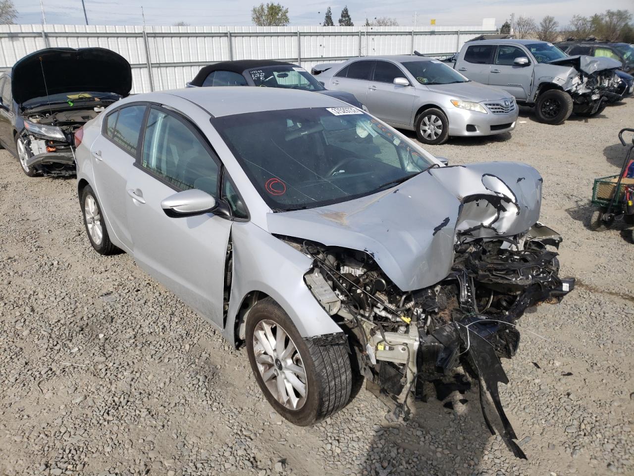 KIA FORTE LX 2017 with VIN 3KPFL4A78HE010413 - Photo from auction