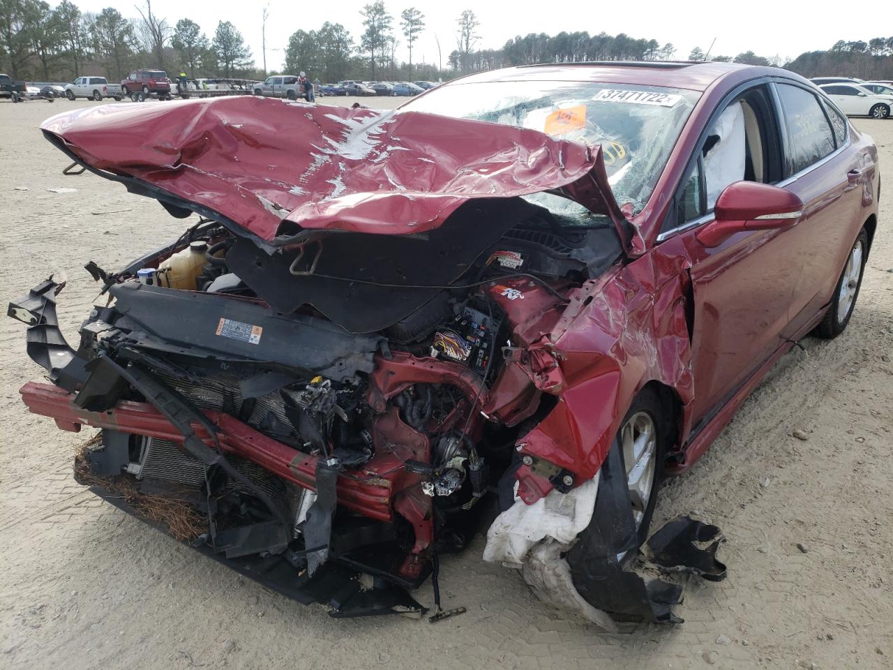 Photo 2 from auction – 2014 FORD FUSION SE with VIN 3FA6P0H74ER172987